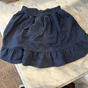 NWT Chic Navy Blue Ruffle Skirt size small